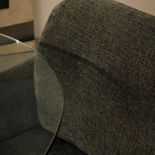 Meriden Chenille Swivel Armchair